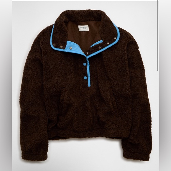 American Eagle Sherpa Pullover - Picture 3 of 8